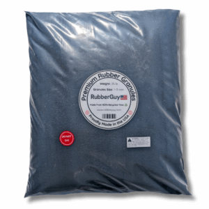 25lb Black Rubber Granule (1-3mm) Bag
